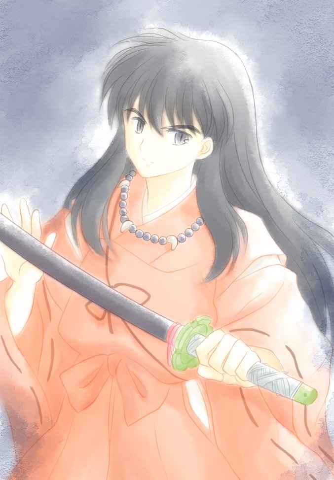 こっちのアカウントでは初投稿です✨ 朔の日の犬夜叉初めて描きました