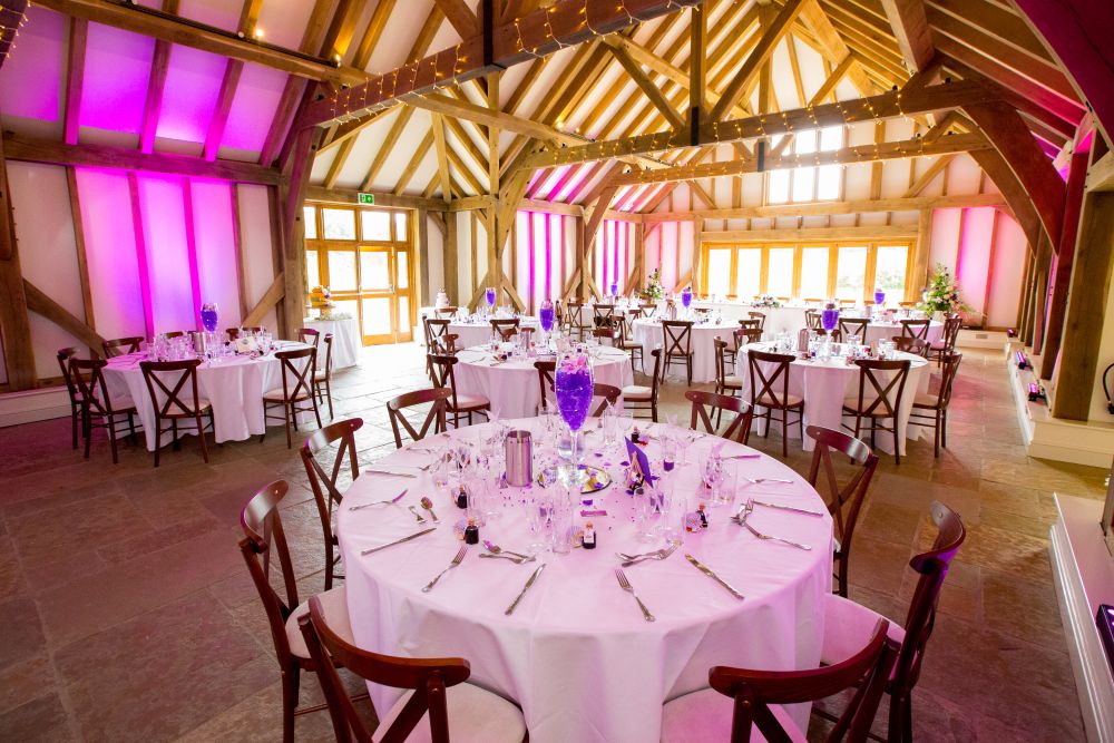 Pretty in pink! <a href="/BrookfieldBarn/">Brookfield Barn</a> is all set up for a wedding to remember #bridebook #weddings #brookfieldbarn ow.ly/uPwK30bDRYi