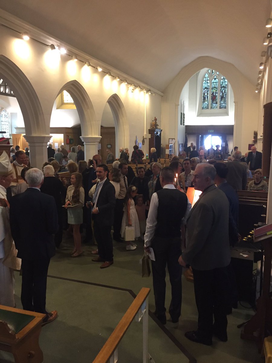 cherrysandover's tweet image. Baptisms and Confirmations @StClementLeigh with @johnwraw so beautiful!