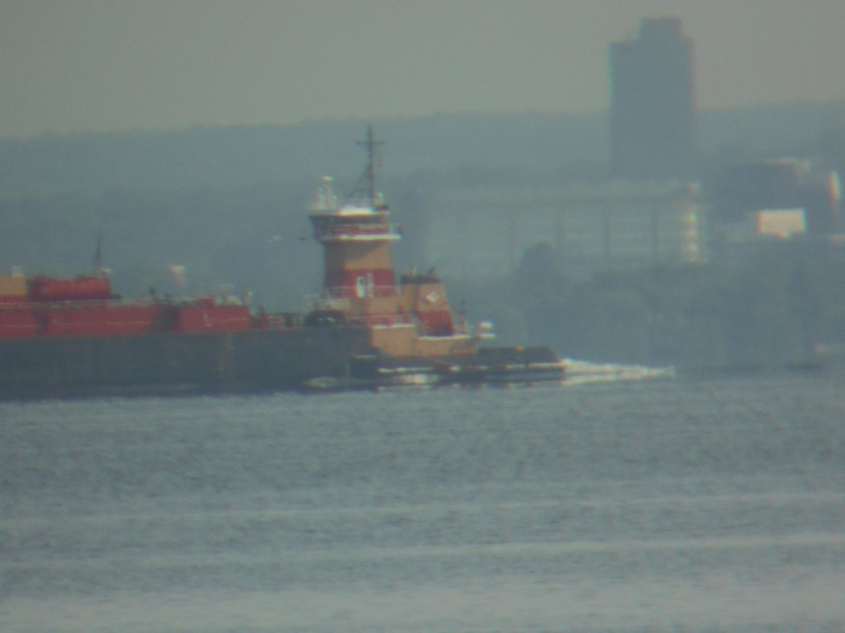 freightboy1's tweet photo. #Reinauer #tugboat DYLAN COOPER blt 2015 #Senesco w empty #fuel #barge downbound on LI Sound. features #Intercon coupler so sort of an #ATB https://t.co/UVNQCD4siv