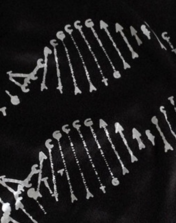 sky_lepidus's tweet image. Found this DNA print scarf on Etsy and was excited for about 2 seconds. 😑 #fail #biologistproblems