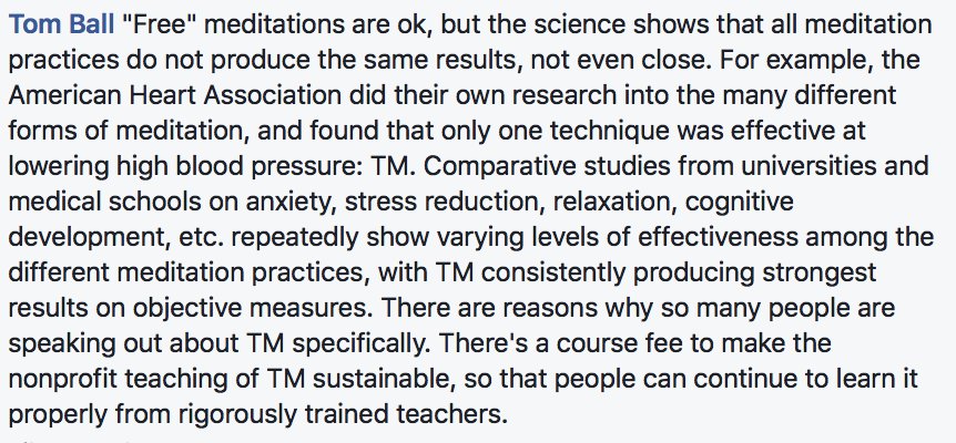 TomMcKinleyBall's tweet photo. @MeditationAVL My thoughts this morning on paying money to take a meditation course:

#transcendentalmeditation #avlnews #meditation #yoga #asheville #avl https://t.co/N7n39jCRcq