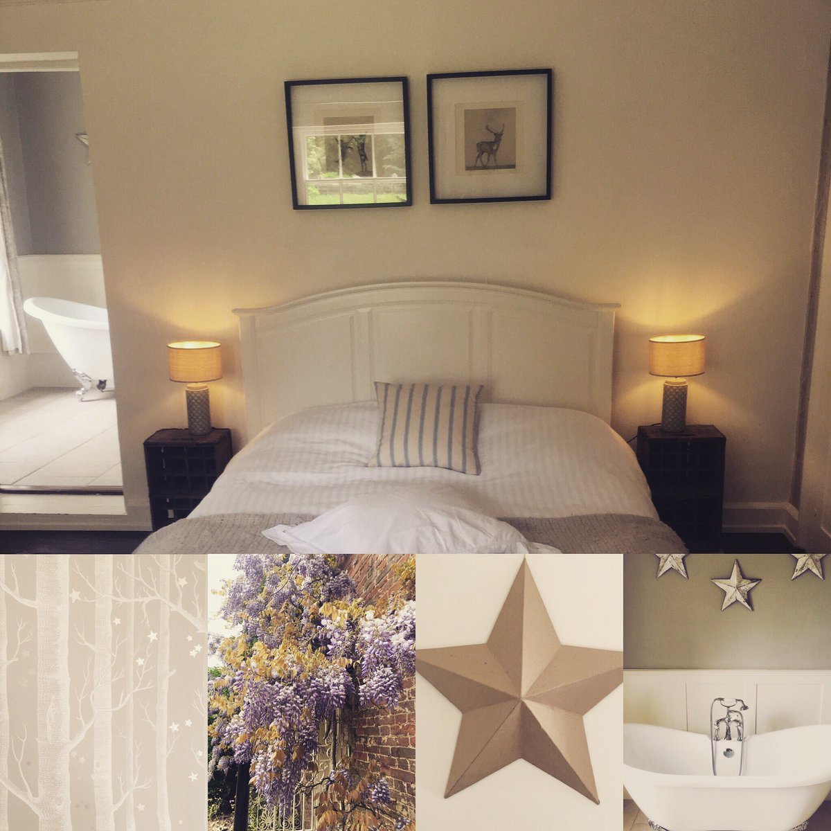 linghouseanmer's tweet photo. The Wisteria Suite available all bank holiday due to last minute cancellation-superkingsizebed #HoughtonIntHT #northnorfolk https://t.co/89Jhv8GCCi