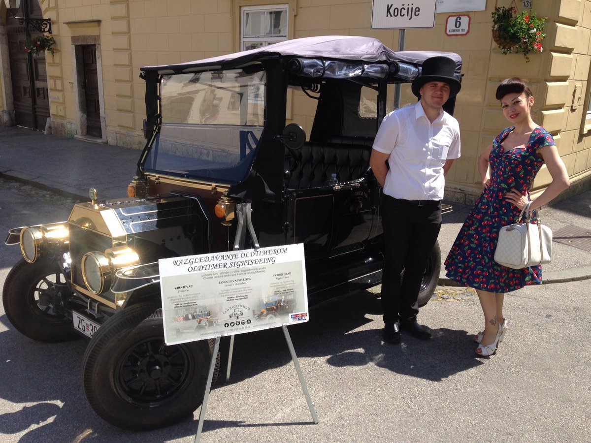 #OldZagrebTour with this retro car &amp; very friendly tour gay-strongly recommended 👌🏻  #zagreb #zagrebcity #zagrebcroatia
