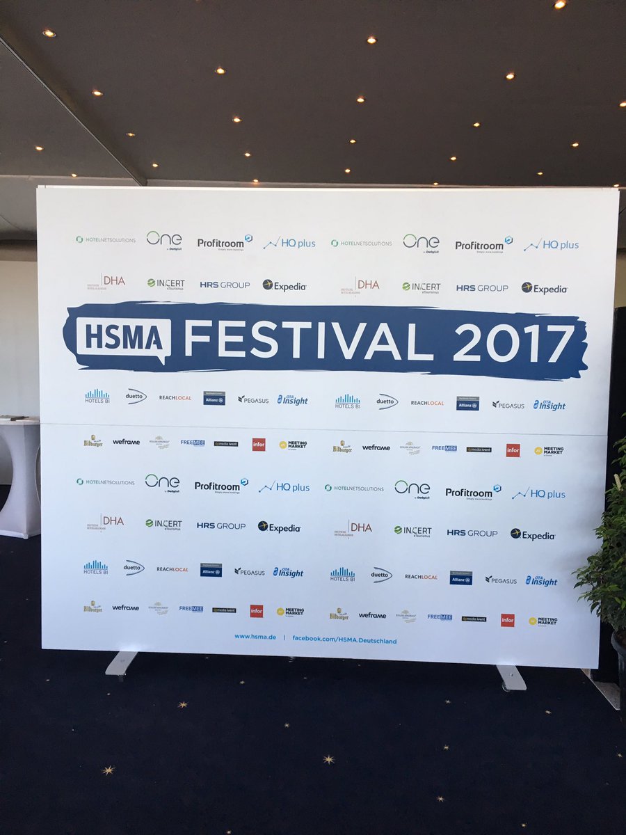 tobiaskoehler's tweet image. Freue mich auf die #hsmafamily @HSMA_DE 
#hsmafestival #rubyhotels #work