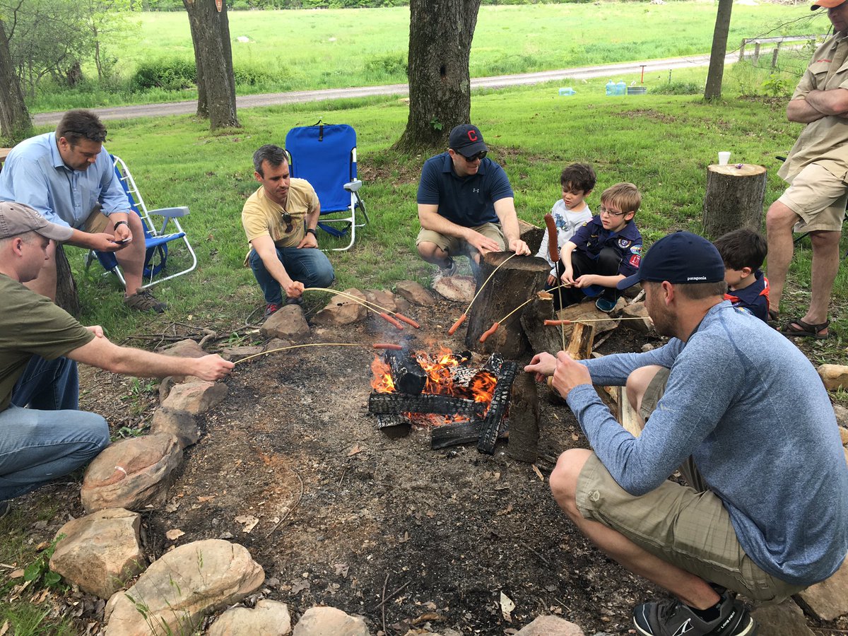 CubPack177's tweet image. Scouts at the 2017 Spring Campout. Cleaning up, campfire cooking, and water bottle rockets!