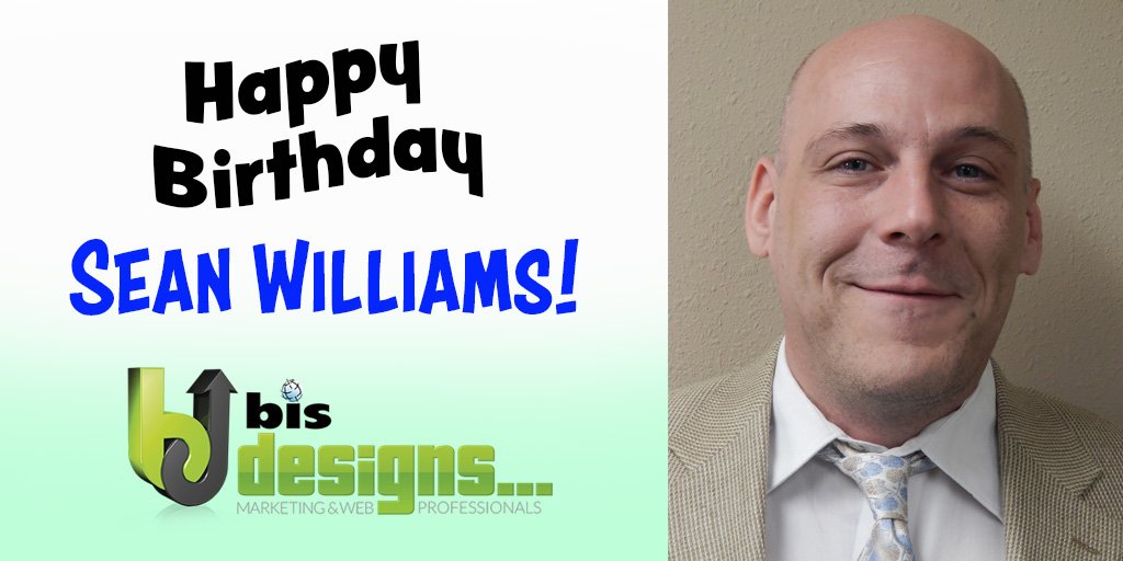 Happy Birthday Sean Williams! Sean is our secret weapon and SEO Administrator. We appreciate you! 