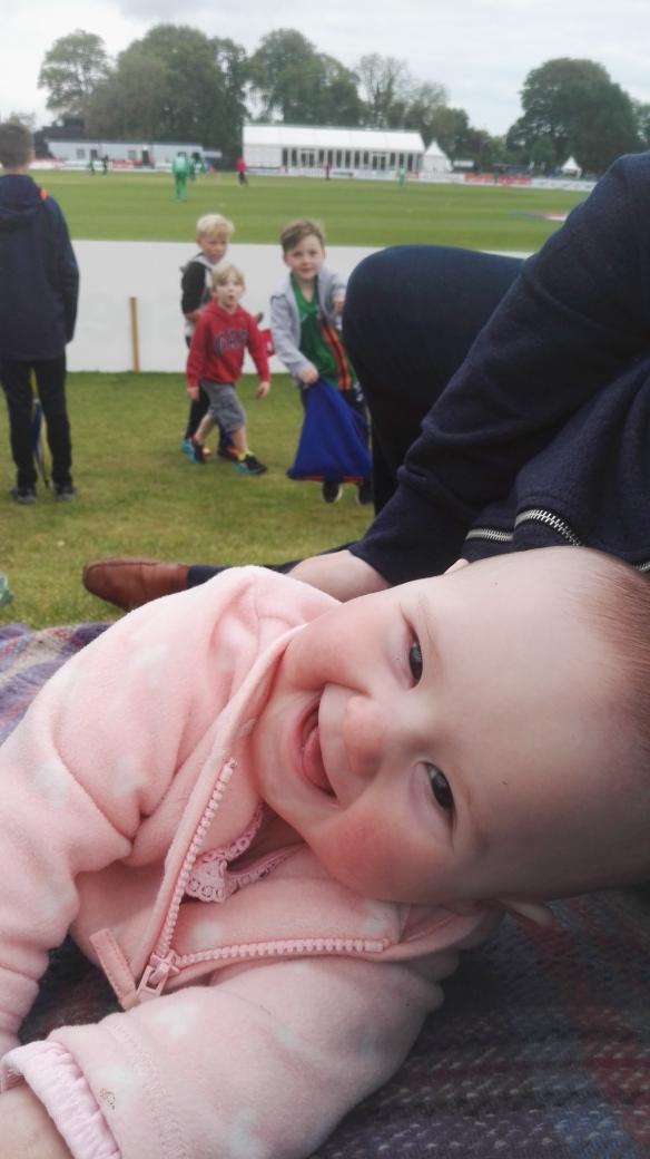 She dont like cricket... she love it! <a href="/cricketire/">CricketIreland</a>