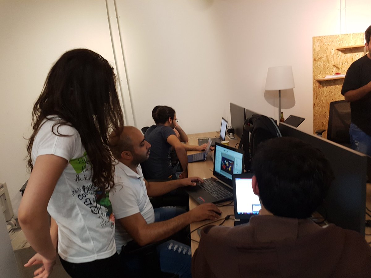 ArabArcade's tweet photo. KEEP CALM THE SHOWCASE IS HAPPENING SOON!
The gamers are putting the final touches.

#aagamejam #gamedev #indiedev #gamejam https://t.co/0wca0yZRW0