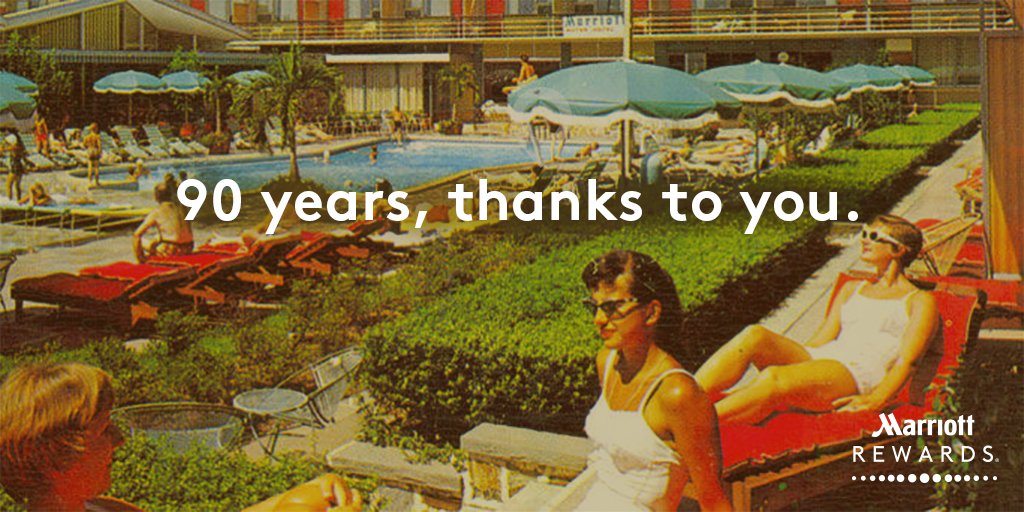 Marriott Bonvoy (@marriottbonvoy) on Twitter photo It’s <a href="/MarriottIntl/">Marriott International</a>’s 90th anniversary and we’re sharing the love with members! RT to earn 90 bonus #MRpoints. It’s <a href="/MarriottIntl/">Marriott International</a>’s 90th anniversary and we’re sharing the love with members! RT to earn 90 bonus #MRpoints.