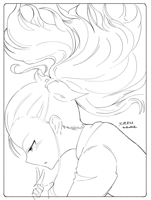 #ガルパン版深夜のお絵描き60分一本勝負
 #ガルパン版深夜のお絵描き60分一本勝負_20170521
アッサム様終わらなかったので後日仕上げた絵をupします。 