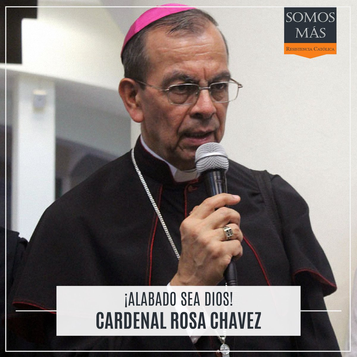 svsomosmas's tweet photo. #CardenalRosaChavez
Dios le dará 5 nuevos cardenales a su Iglesia y uno será salvadoreño. ¡GLORIA A DIOS! https://t.co/TztKRDiugX