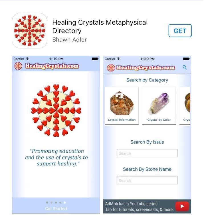 CrystalTalk's tweet photo. #HealingCrystals has a brand new #app!! Download for FREE on android or iPhone! Go to your app store & search Healing Crystals. #crystalapp https://t.co/vd0l1JiEU7