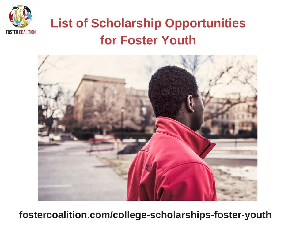 FosterCoalition's tweet photo. List of #scholarship opportunities for kids who've been in #fostercare. Something missing? Contact us https://t.co/O8W5EXFA6s https://t.co/HF3b9N31mf