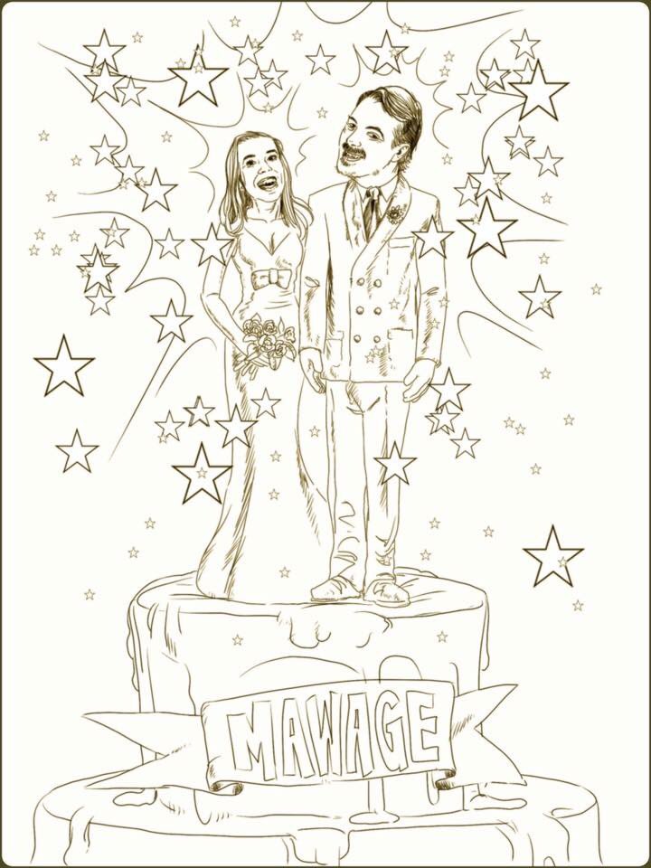ReelFriendsPod's tweet photo. It wouldn't be a Reel Friends wedding without a @eikonktizo original. 

Congrats to Josh and Catherine! https://t.co/msb44sNjbc