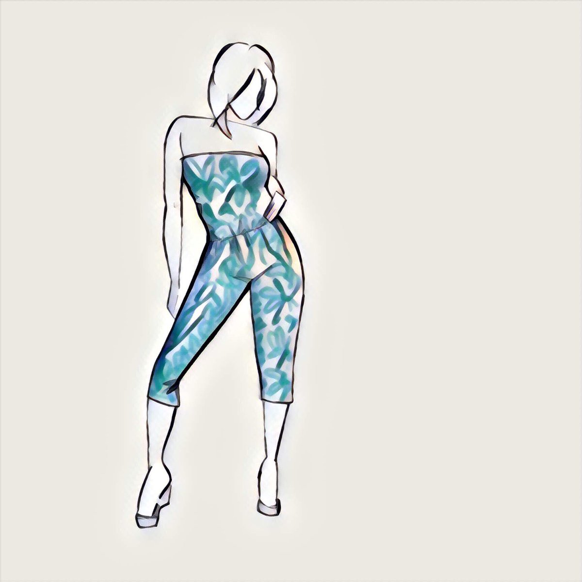 mc2patterns's tweet image. Jumpsuit Bandeau Top &amp;amp; Cropped Leggings
#jumpsuitpattern #mc2patterns #romper #sewingpatterns