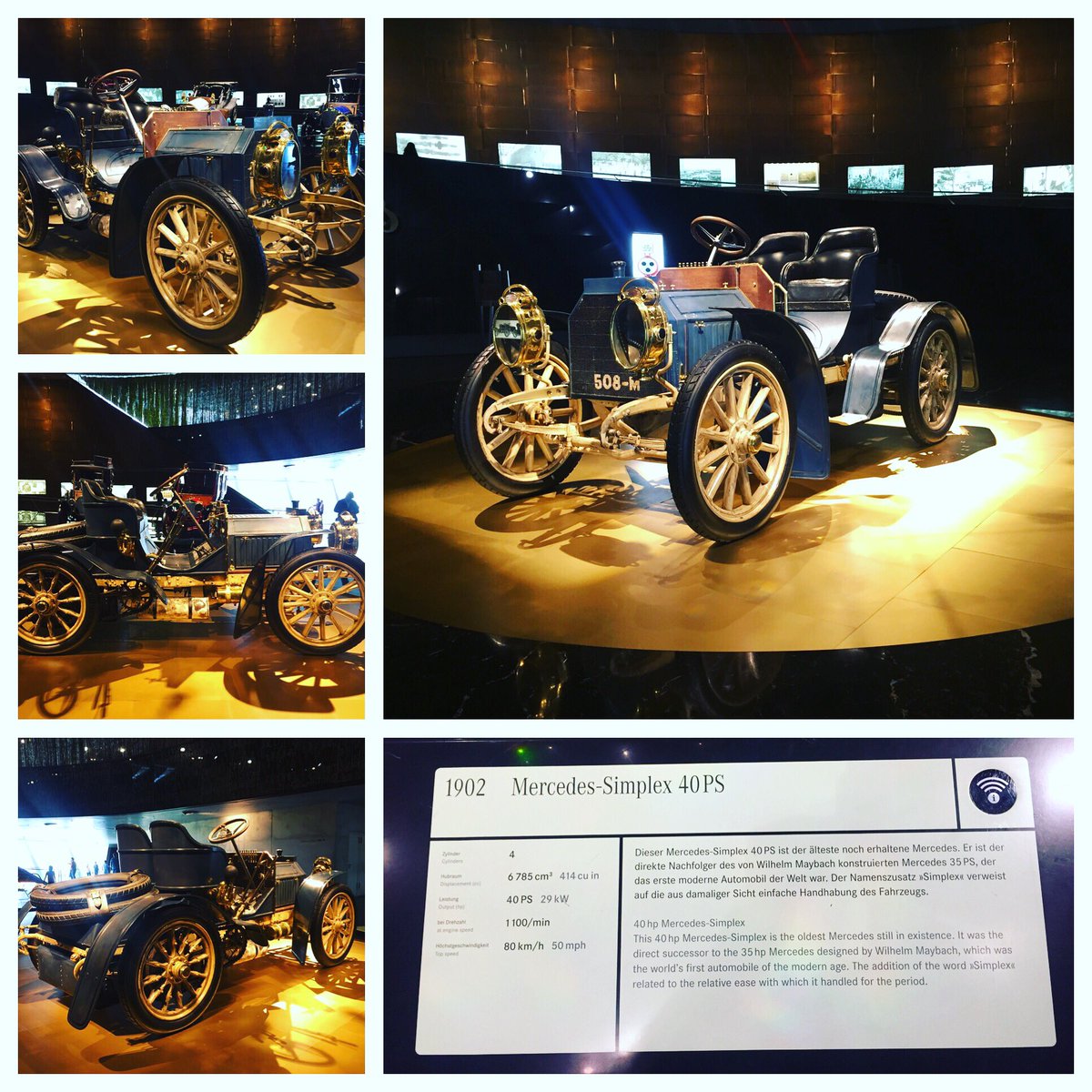 hyper_motor's tweet photo. Mercedes Simplex 40PS from 1902 which is the oldest Mercedes car. #mercedesbenz #mercedesmuseum #classiccars #oldtimer #mercedessimplex https://t.co/LDlRgkp8YZ