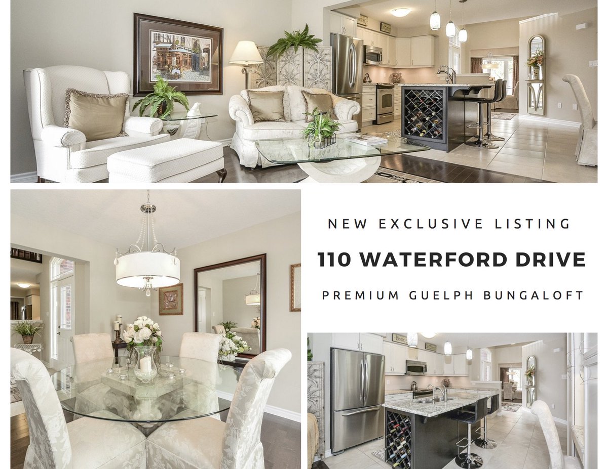 TawnyaGvoich's tweet photo. New Exclusive Listing | 110 Waterford Drive. Get in touch for details on this premium #South #Guelph #bungaloft! https://t.co/PKhdjgrBZl