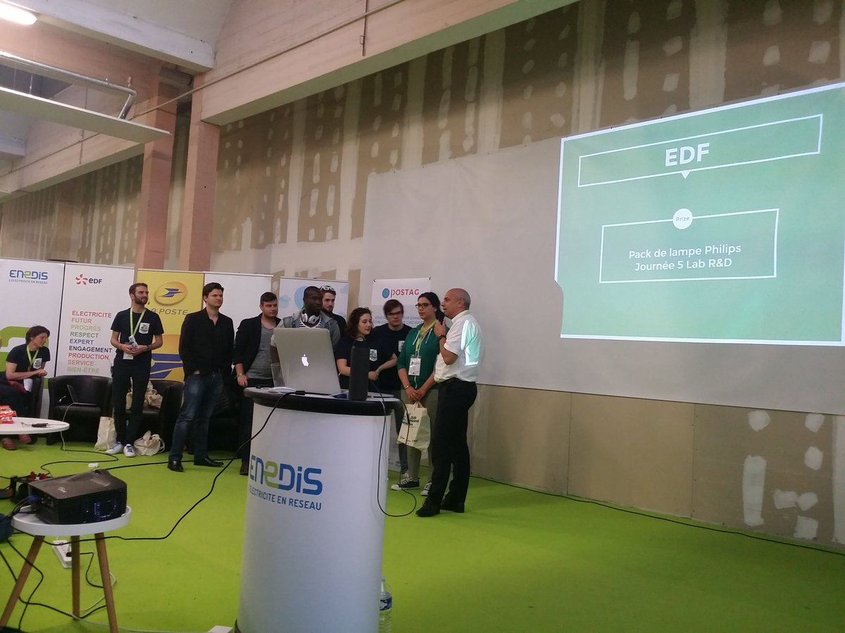 EcoJBS's tweet photo. Bravo à l'équipe #vioup pour avoir emporté le prix coup de coeur de @EDFofficiel @swetours #Tourleans https://t.co/KpJPvPku5a
