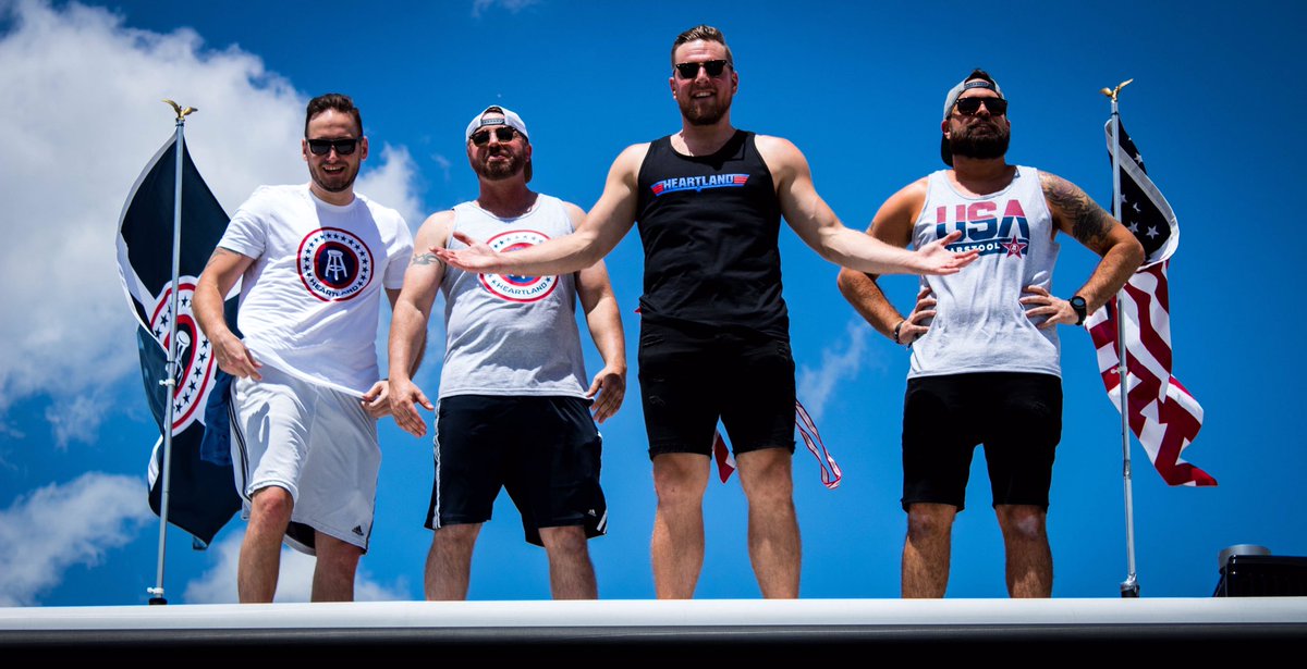 PatMcAfeeShow's tweet image. Balls deep in the middle of the beautiful @IMS.. #CampHeartland is up &amp;amp; running.. We'll be streaming #LiveAt9 from here all week on Facebook