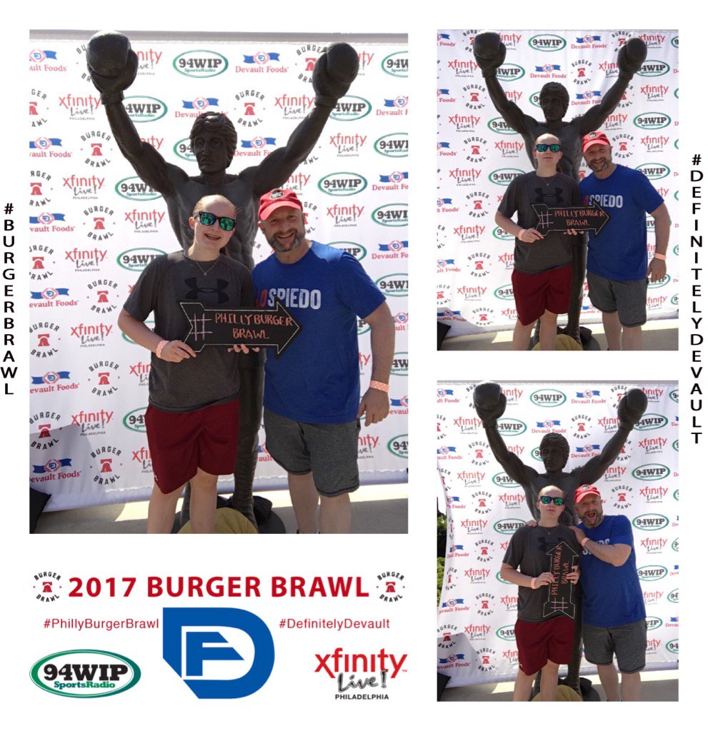 RkBenji's tweet photo. Having a great time supporting @PHLschools at#PhillyBurgerBrawl thanks #definitelydevault https://t.co/TsqwDtsUub