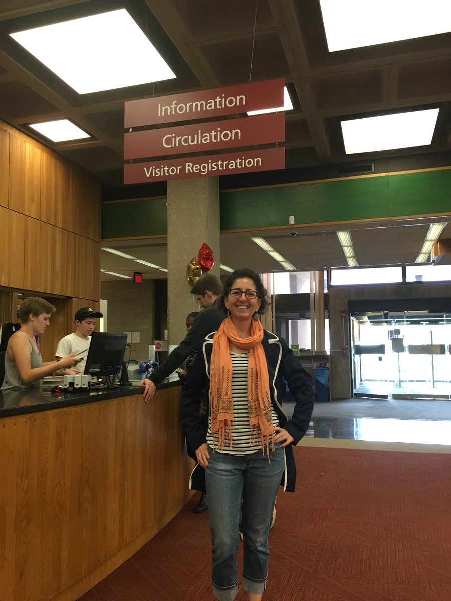MizReilley's tweet photo. I checked out books to the Oberlin community for 4 years here. #workstudy #learningandlabor https://t.co/Vx8WdFoTqr