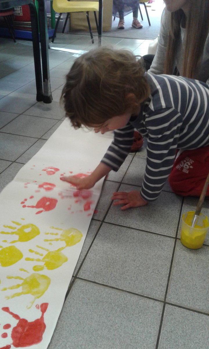burleigh_house's tweet photo. Preschool have been looking at colours and symmetry this week. We've been making rainbows! #enfys #newfp https://t.co/jNle1rCT8e
