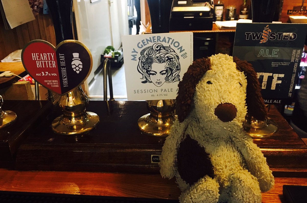 Duftonpub's tweet photo. On the bar now at the #StagInnDufton...
@Yorkshire_Heart
@Mygenbeer
@TwistBarrelAle
@AdventuresOfDog https://t.co/2uQmlJko4s