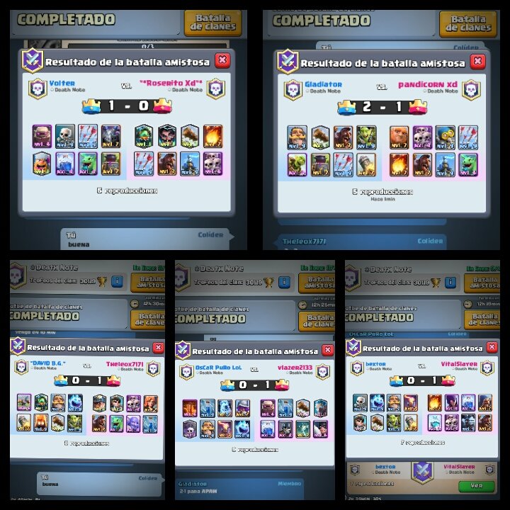 ApawRoyale's tweet photo. 1° Partido de la liga española de Clash Royale. Victoria contra Deaht Note 3-2. A seguir así equipo!!!!🔝💪 https://t.co/jICfNNYDNP