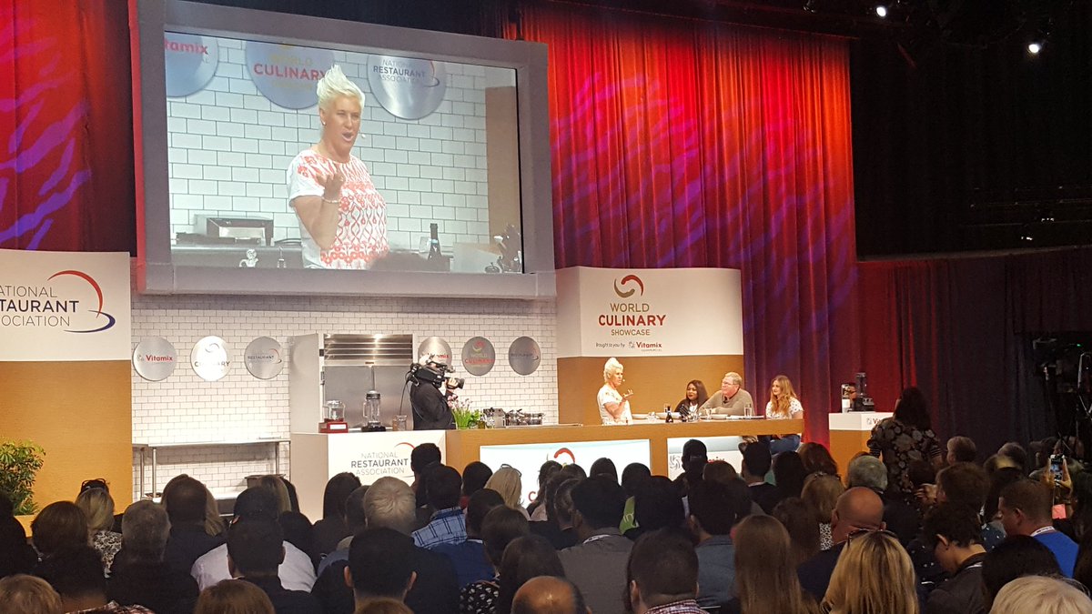 I spotted <a href="/chefanneburrell/">anne burrell</a> at the #NRAShow17