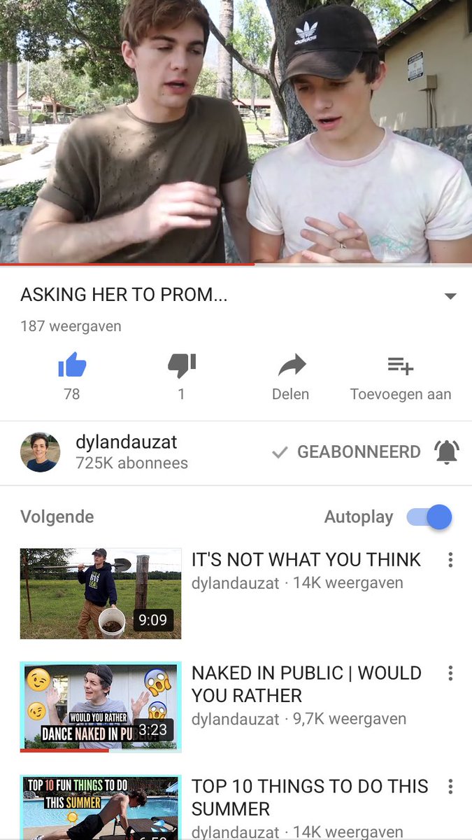 KobesPatrick's tweet photo. @dylandauzat
Will you follow me Dylan ???
π€I really hope you see thisπ€
πLove Your video'sπ
https://t.co/RXfT9MGAXP
#Dylanator https://t.co/maZ9QSzeOB