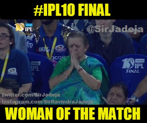 Admit It. Faith Can Do Wonders Sometimes. Woman Of The Match.

#MSDhoni #RPSvsMI #RPSvMI #MIvRPS #Dhoni #IPL10 Mumbai Indians #IPL