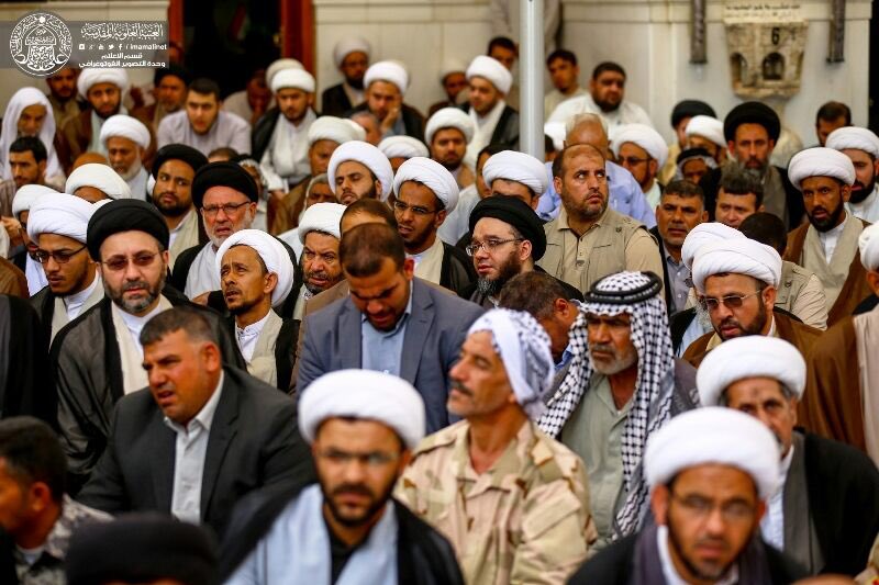 alsistanei's tweet photo. تشييع معتمد المرجعية الشيخ أمير الخزرجي، والشيخ حسين الحمزاوي، واثنين من المؤمنين بحضور عدد من رجال الدين https://t.co/wDj6YRPaX1