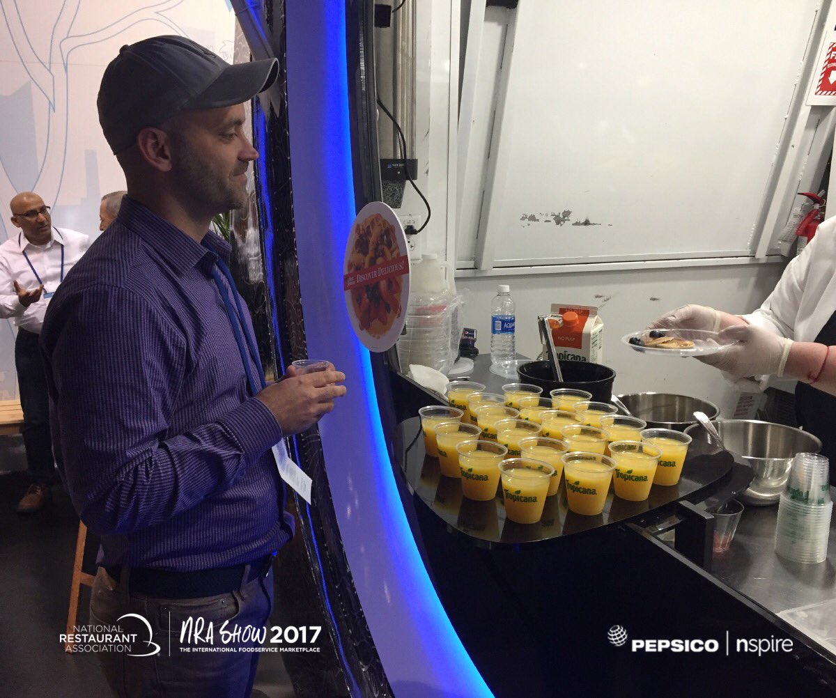 It’s pretty obvious people are loving our recipes at #NationalRestaurantAssociation @NRAShow . So delicious! #LiveNspired #NRAShow17