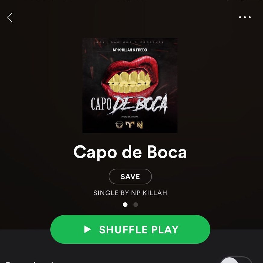 JTraxxNYC's tweet photo. Stream it #capodeboca https://t.co/wD1GH3xFle