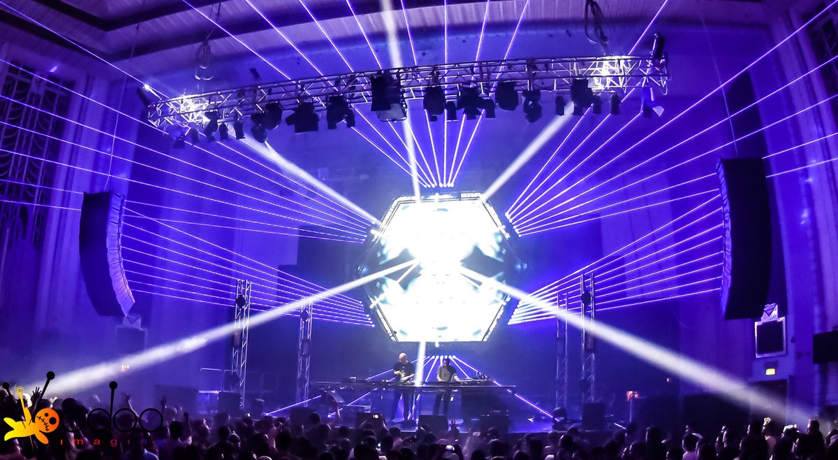LaserGrafix's tweet photo. Another great pic from the Infected Mushroom show @Video_Illusions Photo courtesy of VooDoo imaging https://t.co/uEBjIqECEq