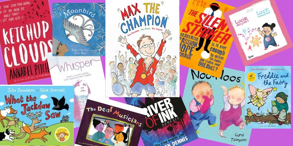 Booktrust's tweet photo. #DeafAwarenessWeek2017 might be coming to an end, but we've always got time for these excellent books: https://t.co/uTMduDXJUi https://t.co/e3eLyUgaPr