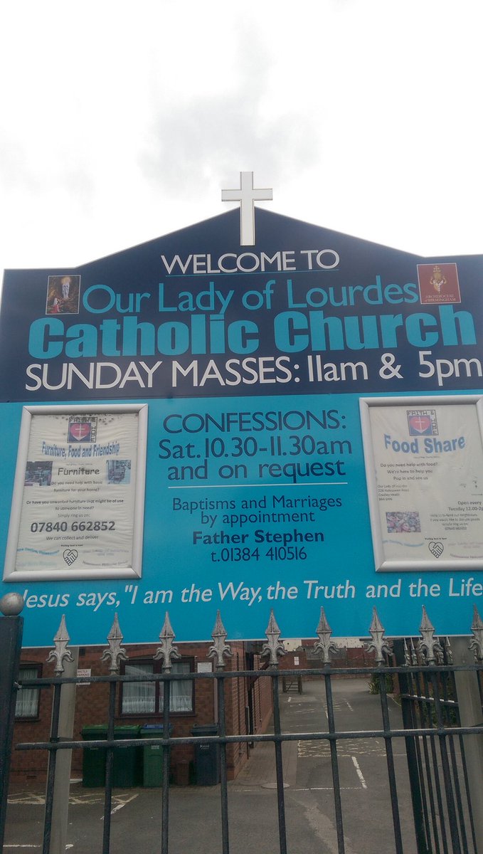 CaptaincafeS's tweet photo. I donated over 40 pieces of my home made cookies to my local church.
Our Lady of Lourdes Catholic Church, father Steven was really pleased https://t.co/5BXDN8vmGz