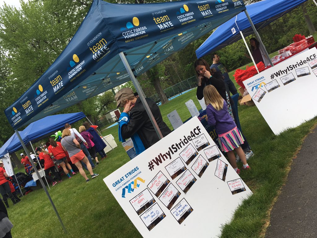 Courtney_CorbTV's tweet photo. There's no raining on our parade! Thank you to @KnowCF for letting me be a part of your #GreatStridesWalk this morning! #CureCF https://t.co/ZuveDiJeVK