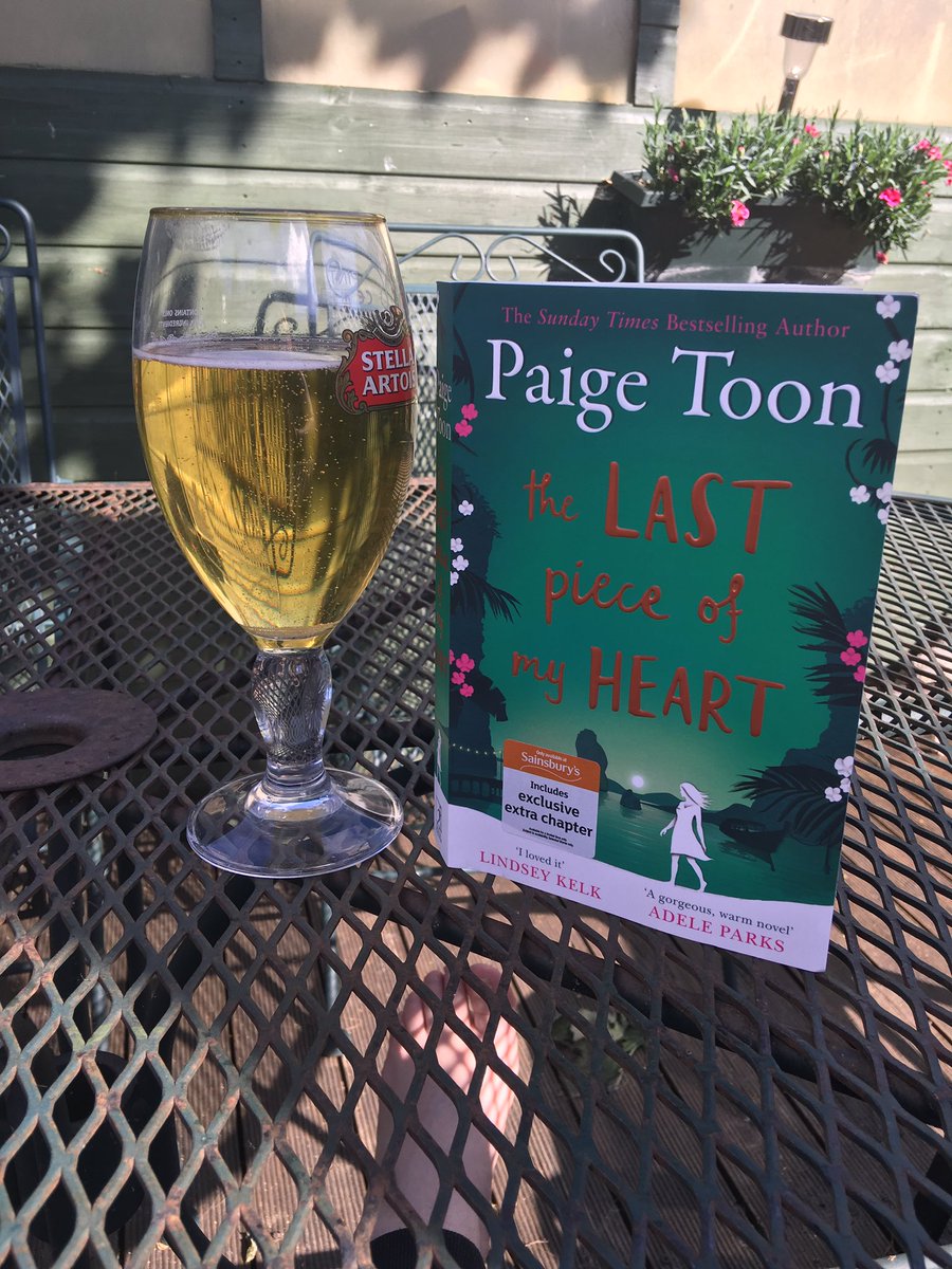 Perfect Sunday afternoon, sun, beer and a <a href="/PaigeToonAuthor/">Paige Toon</a> fix