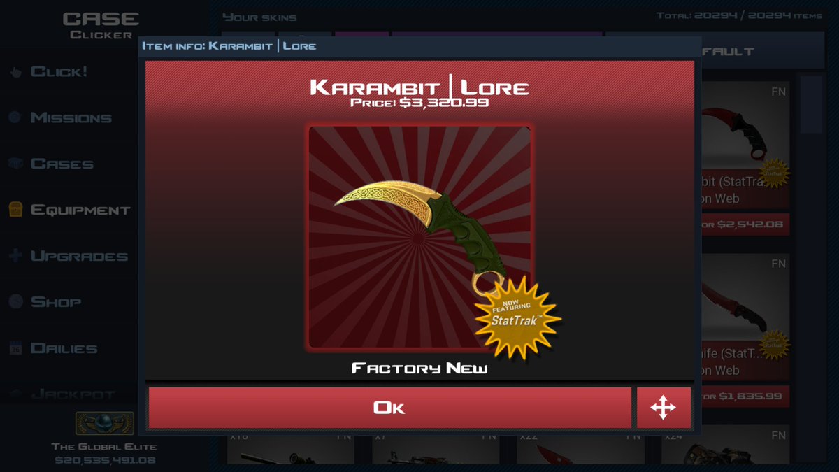 caseclicker_guy's tweet photo. #Giveaway 3x Karambit | Lore FN ST! Do these 2 Steps to enter:
1. Follow
2. Retweet
Just as easy as that! Good luck everyone!
(Check my Bio) https://t.co/adrCq3zPpg