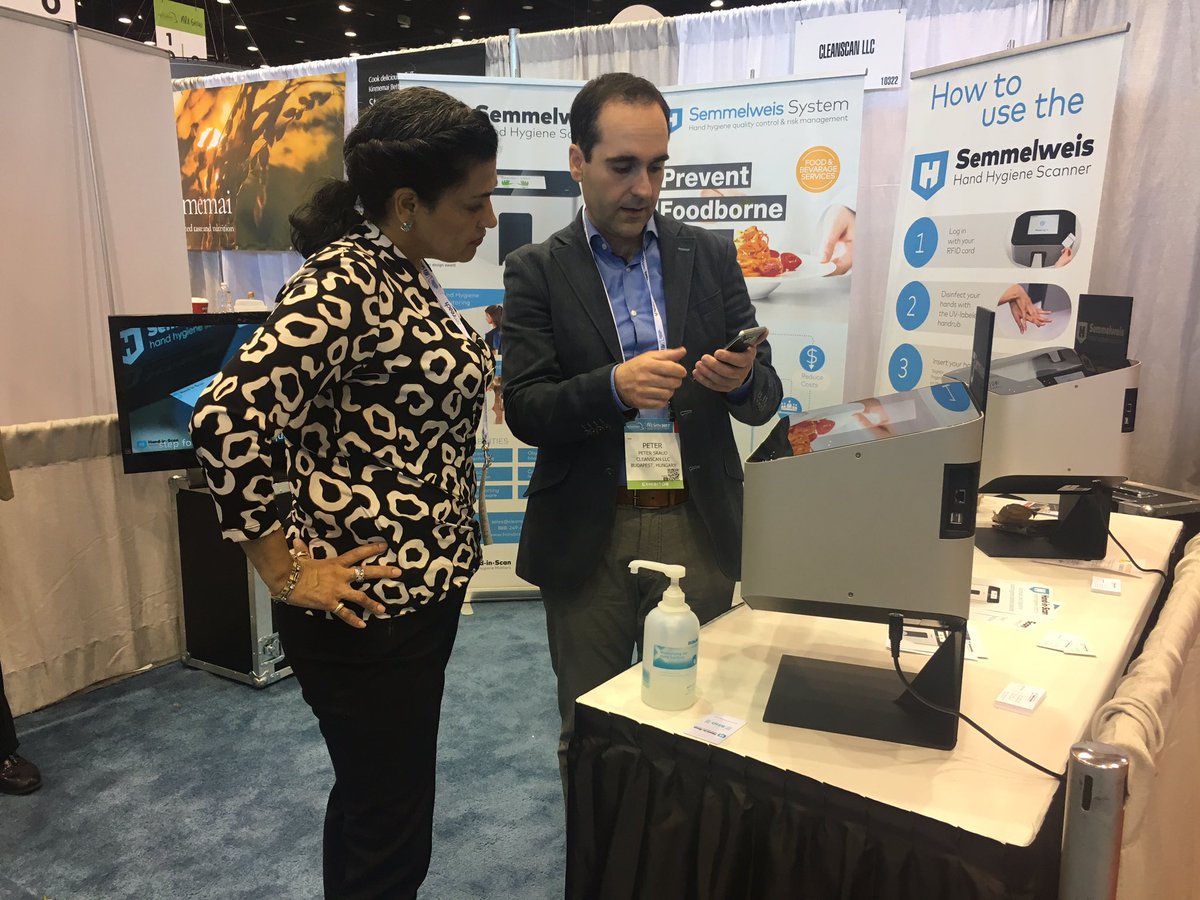 Excited that one of our innovations <a href="/HandinScan/">HandInScan</a> was showcased on <a href="/WGNNews/">WGN TV News</a> as the most innovative technology at #NRAshow2017