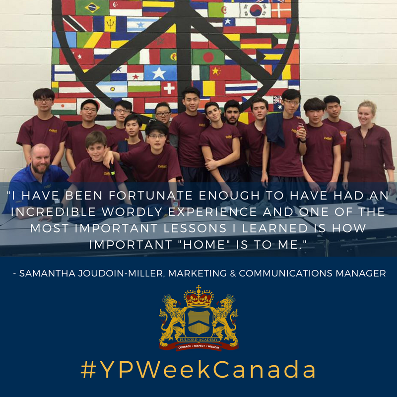 Fulford_Academy's tweet photo. Mrs.Miller is from @BrockvilleON& is proud to work in the community that has been such an influence in her life #YPWeekCanada #FulfordFamily https://t.co/xX04DpRat9