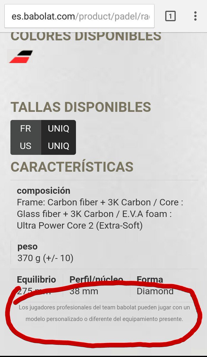 Muy bien señores de <a href="/babolatpadel/">Babolat Padel</a> con la verdad por delante.