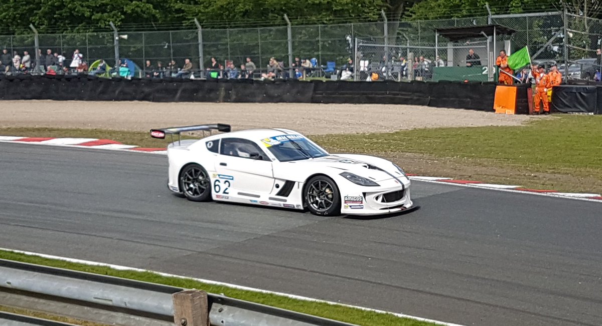 Adam recovered from a trip across the grass to finish 13th!