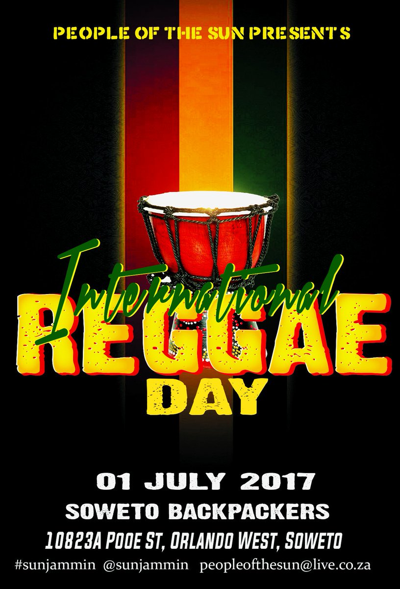 SunJammin's tweet photo. Celebrating Reggae music @SunJammin #sunjammin #reggaeinternationalday https://t.co/18Uc0sEsck