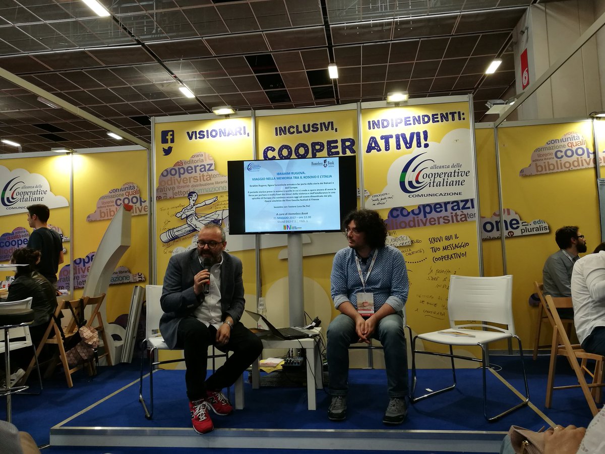 ConfcoopCultura's tweet image. #SalTo 'Ibrahim Rugova', di @dplamu , un viaggio tra Kosovo e Italia.Opera vincitrice Rive Gauche festival Firenze #Balcani @HomelessBook