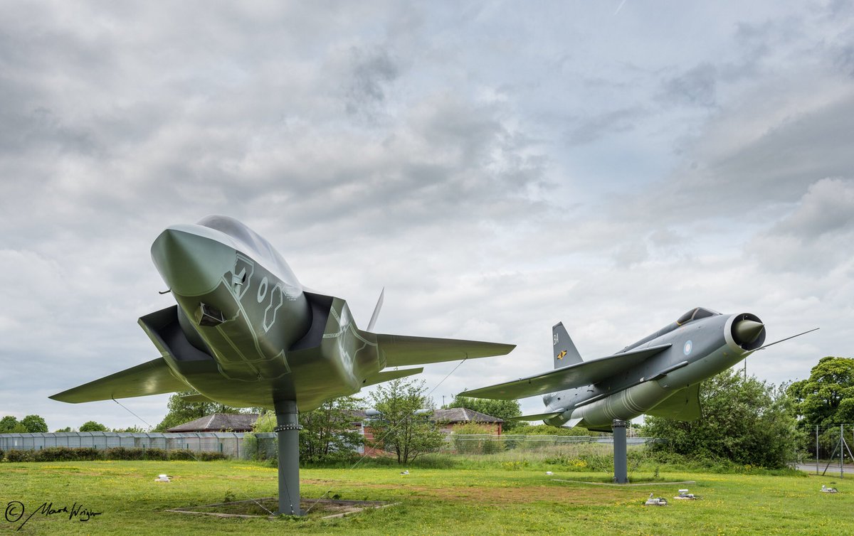 BAE Systems Air (@baesystemsair) on Twitter photo An #F35 Lightning II 'gate guardian' has joined the English Electric Lighting at our site in Samlesbury, Lancashire. An #F35 Lightning II 'gate guardian' has joined the English Electric Lighting at our site in Samlesbury, Lancashire.