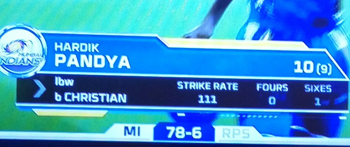 NeerajS13318461's tweet image. @Vivo_India #MagicScore movement 78-6
@IPL @republic