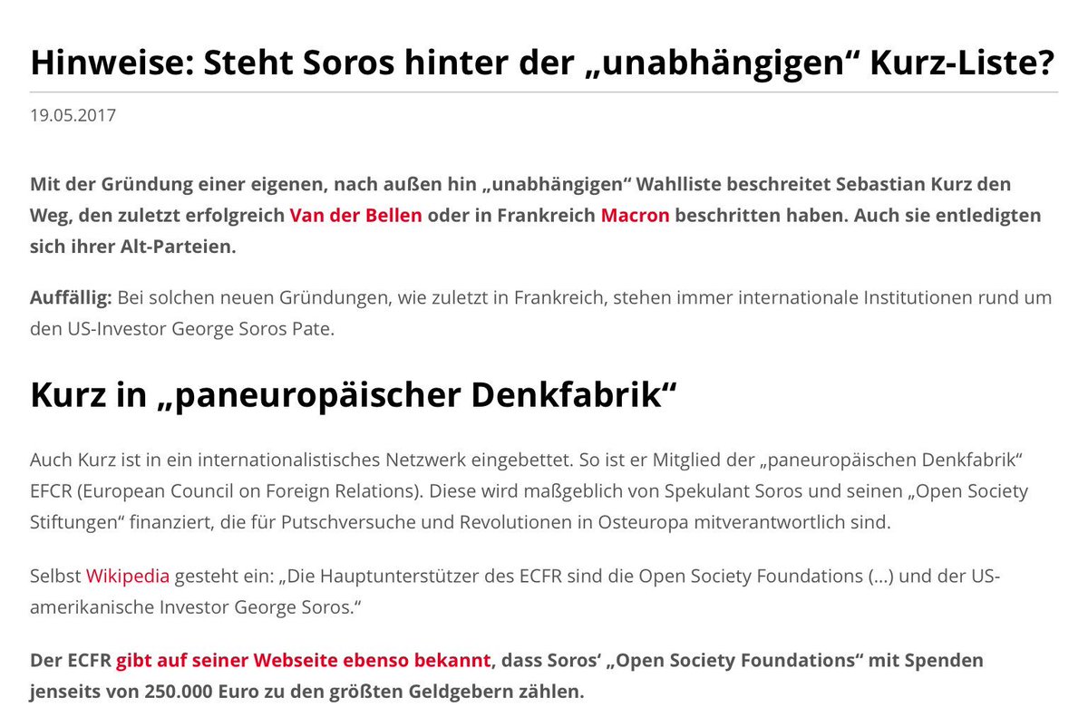 Ein_Mensch1900's tweet photo. Interessanter Artikel. #SPÖ #ÖVP #FPÖ #neos #teamstronach #SebastianKurz #NW2017 #Schüssel #zib2 #Tulln #Fakt #pressefreiheit #nrw17 #ORF2 https://t.co/qGOmNWsElB